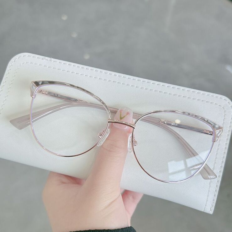 Combined frame (metal + TR90) with Blue Ray Cut protection lenses MAMO F97002