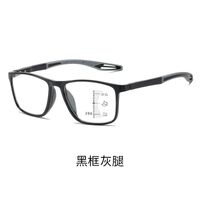 Plastic TR90 glasses for reading multifocal with Blue Ray Cut, diopters from +1.00 to +4.00, RMC=62-64, KY1119-2多焦点
