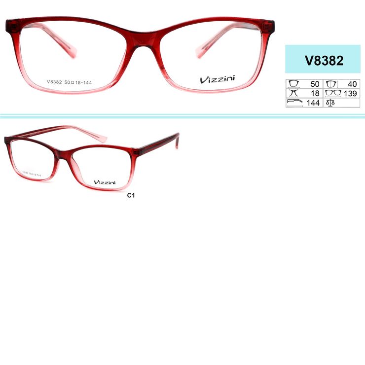 Plastic frames for glasses VIZZINI V8382-1