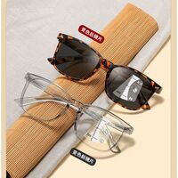 Очки фотохромные пластиковые для чтения, мультифокусные с защитой от синего света и флексами, диоптрии от +1.00 до +4.00, KY8082变色多焦点