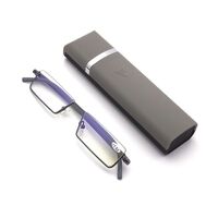 Plastic reading pince-nez glasses TR90 with case 货号, diopters from +0,00 to +4.00, RMC=62-64