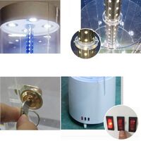 Стойка-витрина акриловая напольная вращающаяся для очков, оправ, футляров и аксессуаров 180040