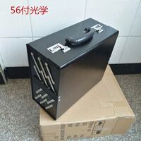 Mobile box (suitcase, trunk, organizer, display case) on wheels for frames and glasses for 56 slots JS-C190518