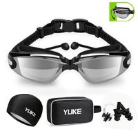 Swimming waterproof anti-fog goggles, 5 set, diopters from -1.50 to -8.00, 770-SB-YU