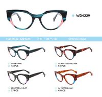 Plastic acetate eyeglasses frame for women WD4229