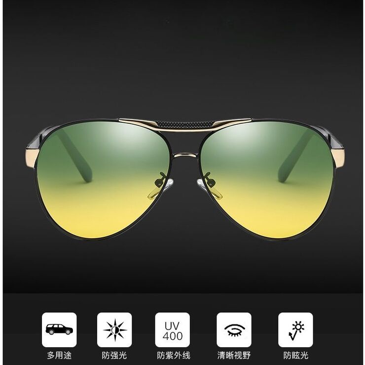 Polarized metal sunglasses with UV400 protection 2802-3-GT