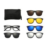 El Dorado frames with polarized sunshades set (clip-on) on magnet 2346T (5 pieces) 
