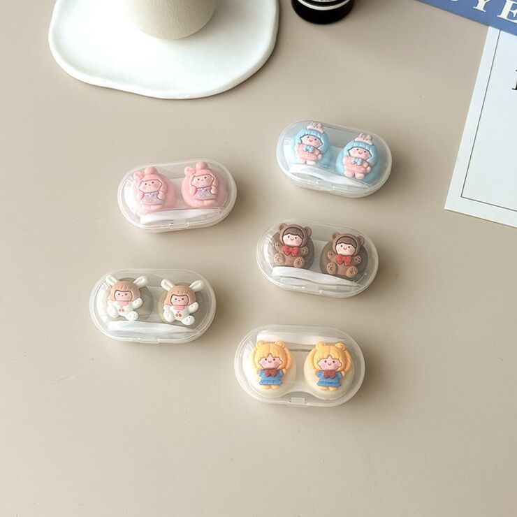 Мини-набор для мягких контактных линз PP-X61蝴蝶结女孩