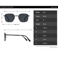 Metal retro sunglasses Elit 2425-EL