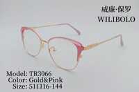 Metal + TR90 ultrathin women's frames with spring hinges Wilibolo TR3066