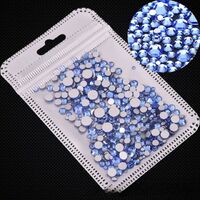 Набор страз с плоским дном для украшения оправ и очков, 39 цветов, PD0006