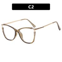 Combined (plastic+metal) glasses with blue light protection for women 8029-PN
