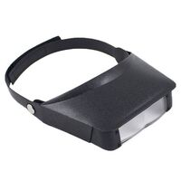 Binocular magnifier, magnifying glass with head mount 81005-XX, magnification: 1,5X, 3X