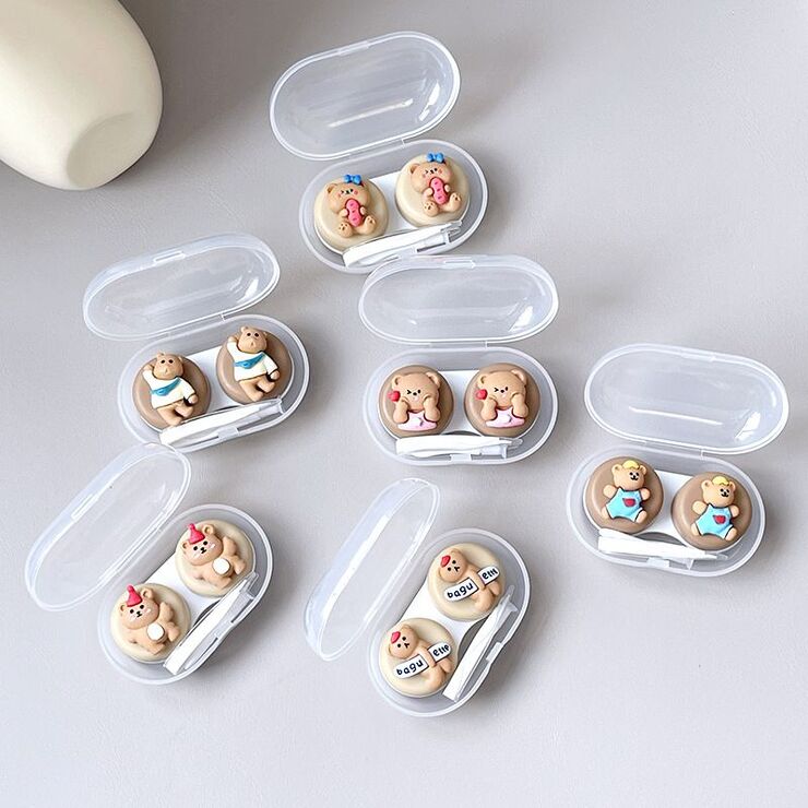 Mini soft contact lens PP-X13bagu棕熊