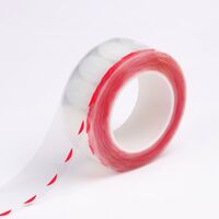 Липкий сегмент (липучки, слиперы, противоскользящие накладки для блокировки оптических линз) для линз, с красным краем, 1000 штук