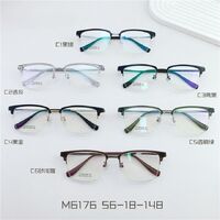 Hybrid metal + TR90 semirim frame SANTA M6176