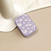 Набор для мягких контактных линз XY5055紫色笑脸兔花