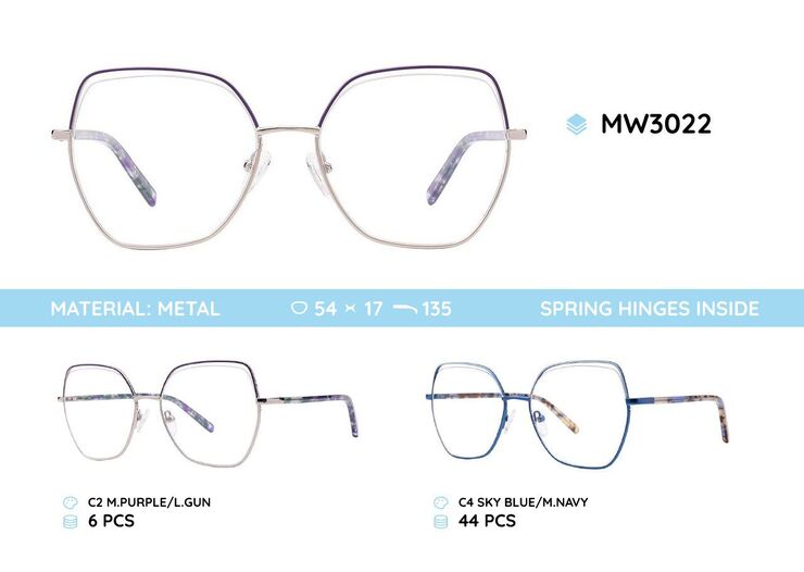 Оправа металлическая MW3022