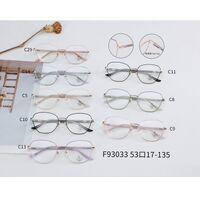 Combined frame (metal + TR90) with Blue Ray Cut protection lenses and flex MAMO F93033