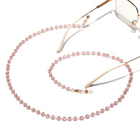 Glasses chain with hollow big hearts GL1196