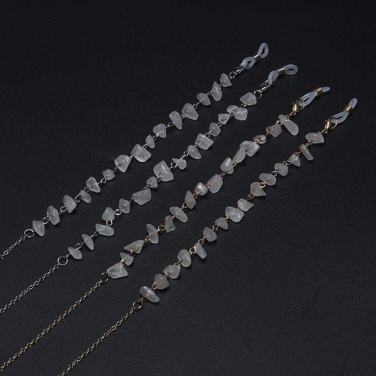 Fashion glasses chain natural stone transparent color GL1209