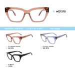Plastic acetate eyeglasses frame for women WD1370