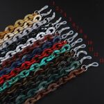 Акриловая нескользящая цепочка, 13 цветов, для очков и масок GB038