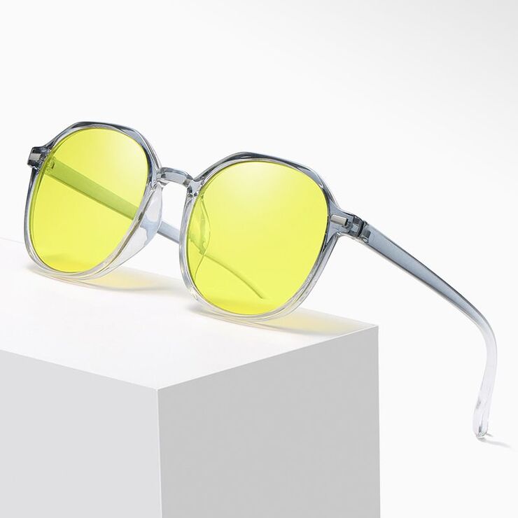 Очки фотохромные пластиковые с защитой от синего света KY3121-3夜视变色