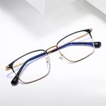 Metal glasses with blue light and UV protection 9660-2-GT