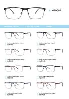 Metal frame with temples made of TR-90 material MR0007