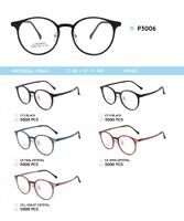 Plastic Ultem eyeglasses frame P3006