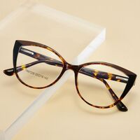 TR90 plastic frame or glasses with blue light protection, with spring hinges FA87228