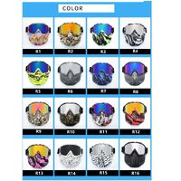 Очки-маска защитные противоударные спортивные 风镜-鹰嘴面罩转印