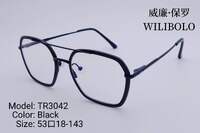 Metal + TR90 ultrathin women's frames with spring hinges Wilibolo TR3042