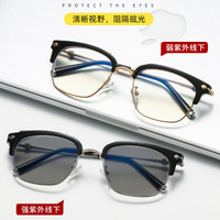 Металлические очки с защитой от синего света Blue Block F2106 (8705)