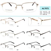 Дешёвые металлические оправы на леске для очков Allmilmo AL7072