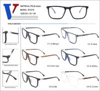 Plastic acetate TR90 + metall frame with spring hinges D1519-DA