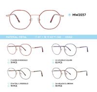 Metal women's frame for glasses MW2037