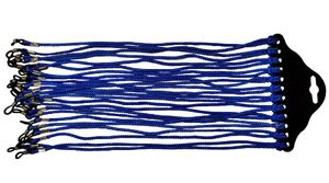 Шнурок для очков плетёный синий, 60 см (цена за упаковку - 12 штук)