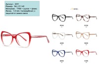 Plastic frames for glasses TR90+CA material (flex hinges) FOCUS FCS2009