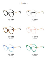 Plastic frames for glasses TR90+CA material (flex hinges) FOCUS FCS2036