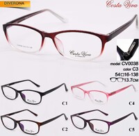 Plastic eyeglass frames with flex hinges Costa Viva CV0038