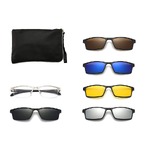El Dorado frames with polarized sunshades set (clip-on) on magnet 2347T (5 pieces) 