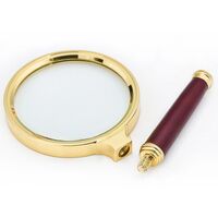 Magnifier, magnifying glass with handle 金-木60-XX, diameter: 48 mm, magnification: 8X