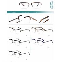 Plastic frames for glasses acetate material Big City collection P27307