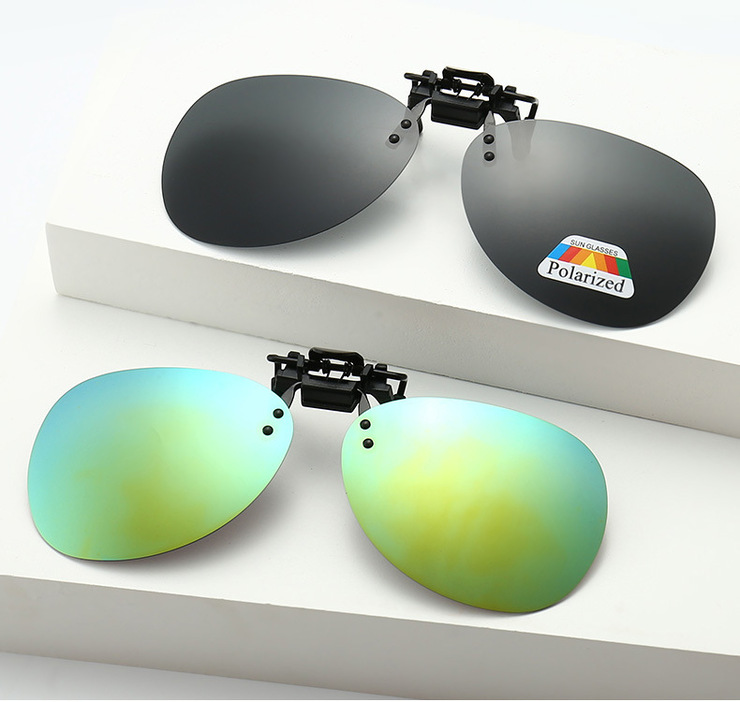 Насадка солнцезащитная для очков в футляре фотохромные и Polarized HM12