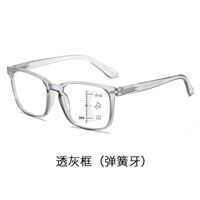 Очки фотохромные пластиковые для чтения, мультифокусные с защитой от синего света и флексами, диоптрии от +1.00 до +4.00, KY8082变色多焦点