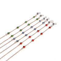 Glasses chain with leaves GL1241