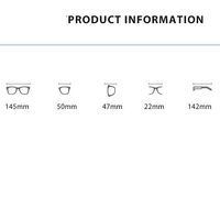 Очки гибридные, металл + TR90, с защитой от синего света Blue Block FENQI F0062