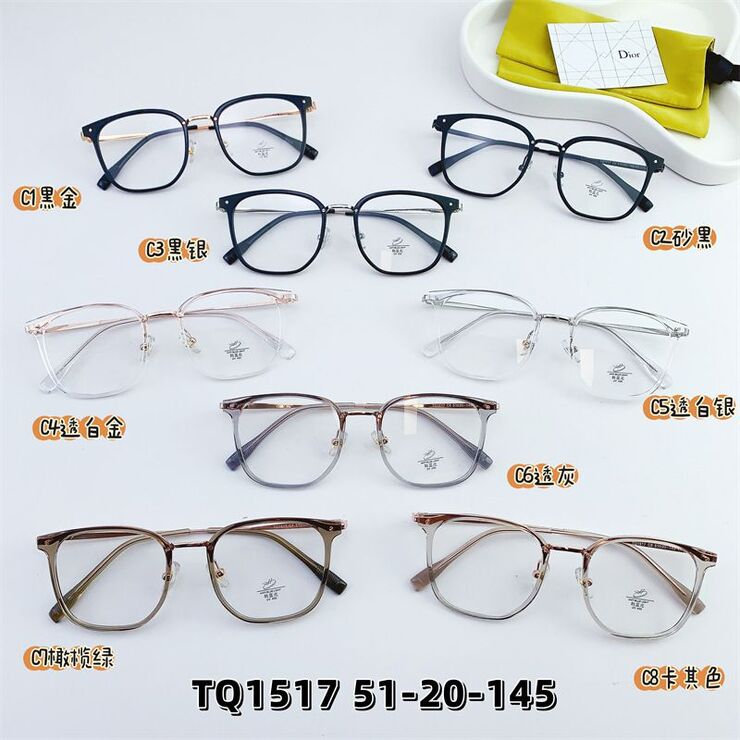 Hybrid frame, metal +tr90, with Blue Block protection SANTA TQ1517